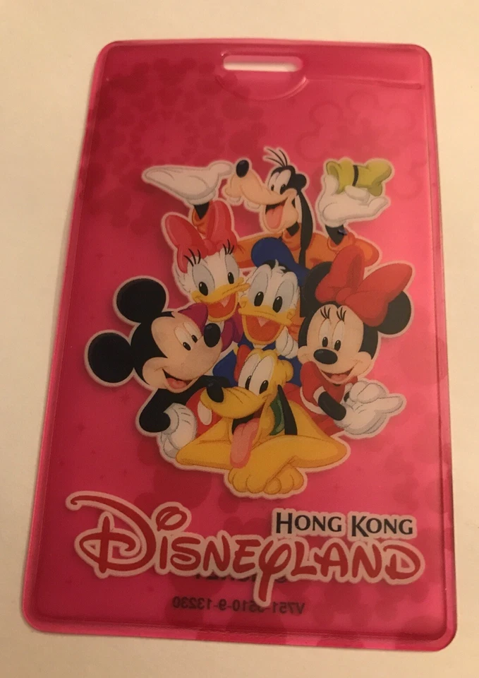 2 香港迪士尼乐园迪士尼行李箱标签米奇米妮黛西高飞冥王星唐纳德 — 第 4/4 张图片