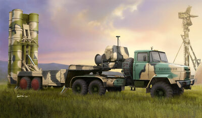 Hobbyboss 85511 - 1:35 Russian KrAZ-260B Trctor w. 5P85TE TEL S-300PMU - Neu
