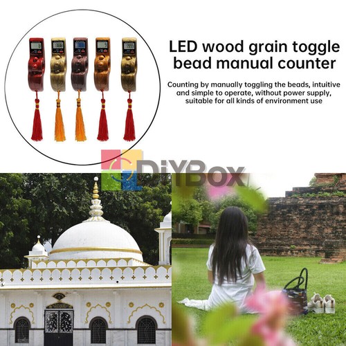 Hand LED Digital Tally Counter Tasbeeh Beads Mantra Zikr Tasbih Islamic Counters - Picture 10 of 13