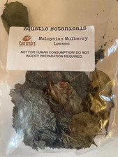 Dry Malaysian Mulberry Leaves for Aquarium, 0.2 oz, Aquatic Botanicals