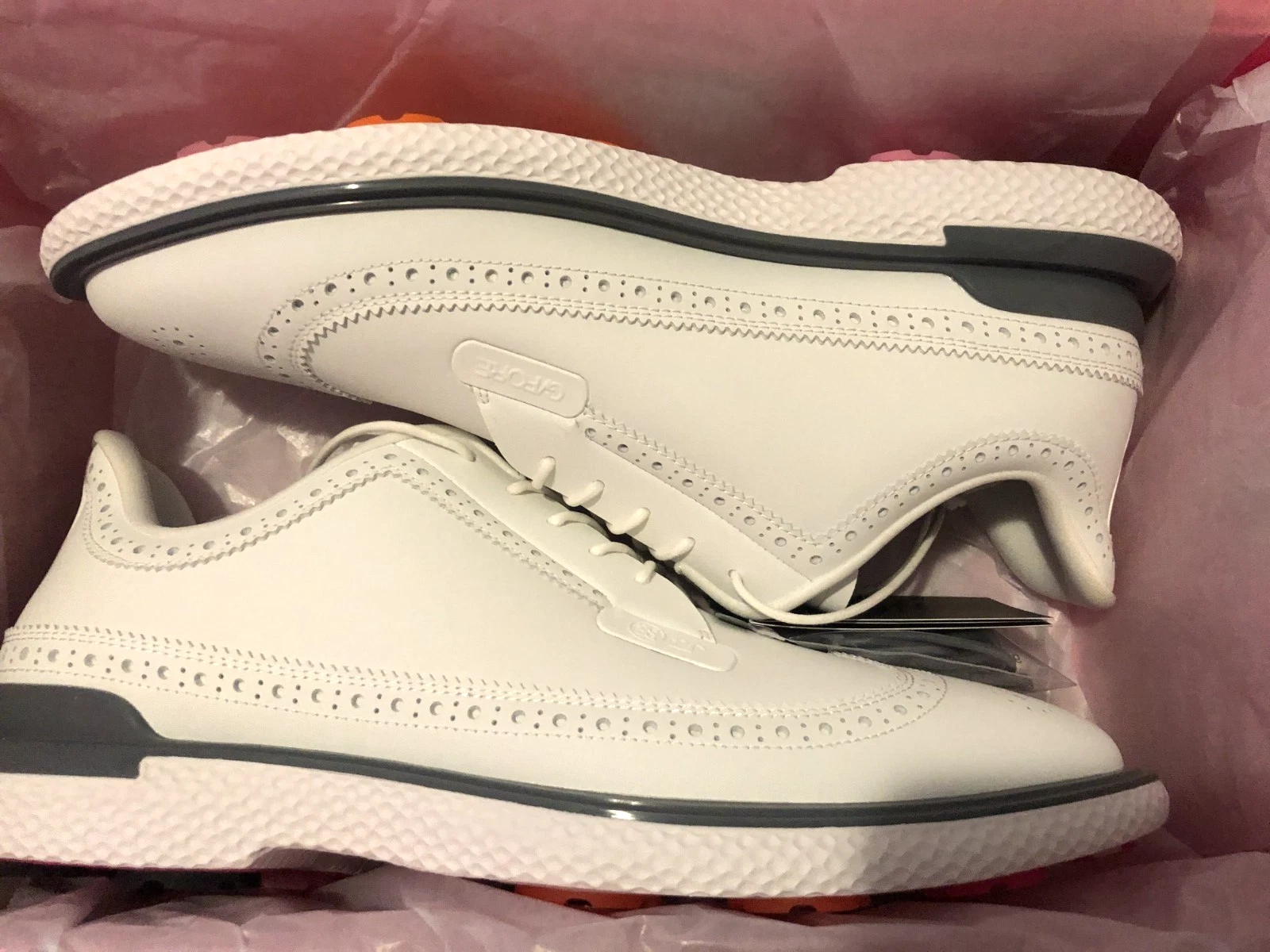 G/FORE GALLIVAN2R LONGWING GOLF SHOE MENS 12.5 EU 45.5 SNOW
