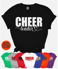 CHEERleader with heart design, Cheerleading, CHEER T-SHIRT, Gildan Adult Sizes