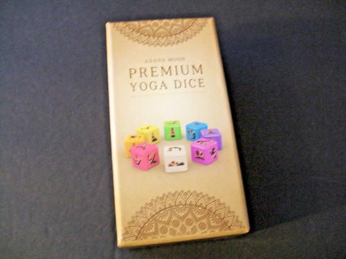 Premium Yoga Dice by Asana Moon 48 Asanas Yoga Poses & Exercises Missing Booklet