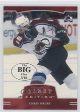2002 ITG Be A Player First Edition The Big One (Vancouver) 3/10 Chris Drury 0f2