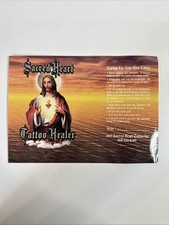 Tony Olivas Sacred Heart Tattoo Prayer Candle Sticker Atlanta Orange