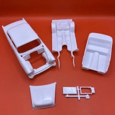 1955 Bel Air Chevy AMT Body Chassis Tub Hood + Scoop Model Parts 1:25 New 11