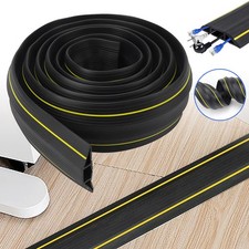 Floor Cable Protector D-Line Cable Cover Wire Organizer Cuttable Wire Hider Kit