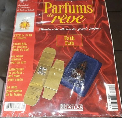 JACQUES FATH DE FATH HEFTCHEN + MINIATUR PARFÜM + BOX / TRAUMPARFUMS ATLAS