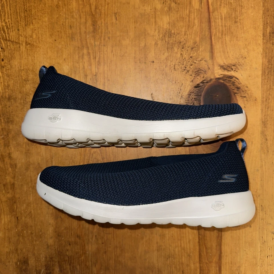 ZAPATOS PARA CAMINAR SKECHERS GO WALK 5 SLIP ON ULTRA GO Tenis MUJERES Talla 9 Azul Marino Foto 3 de 4