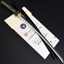 Authentic JAPANESE SWORD KATANA SUKESADA signed w/CERTIFICATION for TSUBA NR!