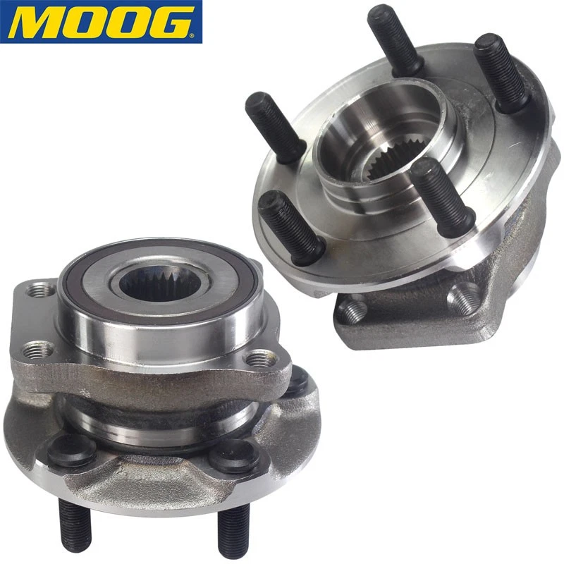 Par de conjuntos de cojinetes de cubo de rueda delantera MOOG para Subaru Forester E11 TX 2015-2019 Foto 3 de 4