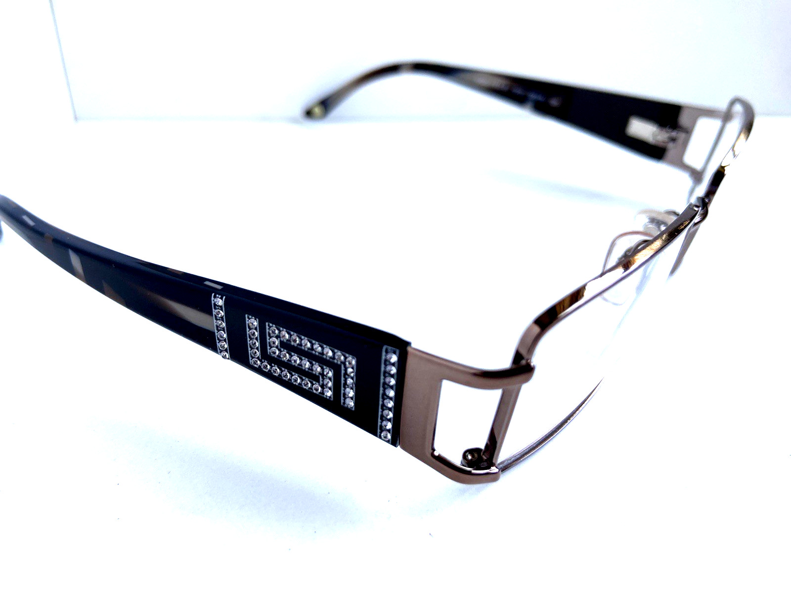 New Versace Mod. 1163-B 1013 52mm Bronze Men's Women's Eyeglasses Frame Italy #9 thumbnail 4