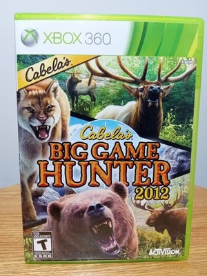 Cabela's Big Game Hunter 2012 Microsoft Xbox 360 - Tested Complete CIB