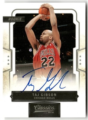 2009-10 Panini Classics Taj Gibson RC Rookie Auto On-Card /823 #183 Bulls