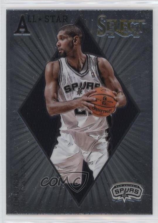 2012-13 Panini Select All-Star Selections Tim Duncan #10 HOF 1l2