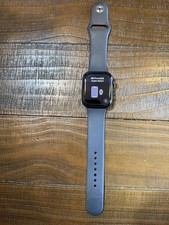 Apple Watch Series 9 45mm GPS Aluminum Black OEM Band Good Condition Tested