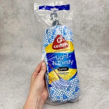 O-Cedar Light N Thirsty Cloth Mop Refill Replacement Head Washable White Blue