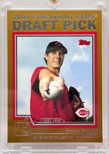 Homer Bailey 2004 Topps Traded GOLD /2004  #T-72 Rookie Draft Pick - Reds
