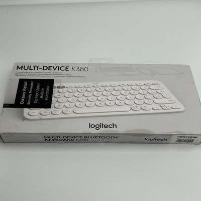 Logitech K380 Multi-Device Bluetooth Tastatur - Weiß | Versiegelt