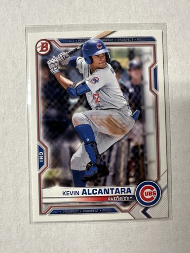 Kevin Alcantara RC 2021 Bowman Draft #BD62 Cubs