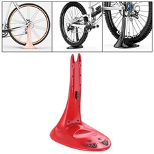 Portable Bike Floor Stand PP for Mountain and Road Bike Outdoor Red