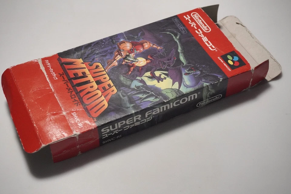 Juego Super Famicom Super Metroid en caja Japón SFC vendedor de EE. UU. Foto 2 de 4