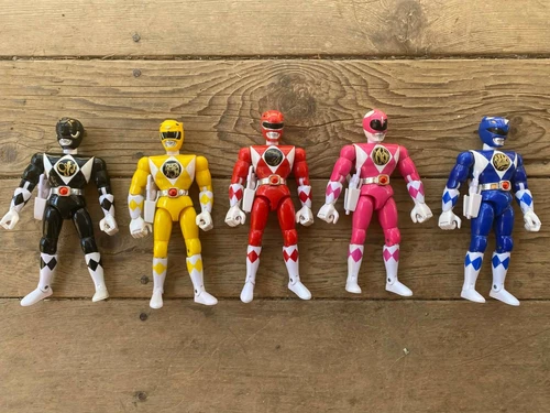 BANDAI 1993-94 8" Figure SET LOT MIGHTY MORPHIN POWER RANGERS VINTAGE