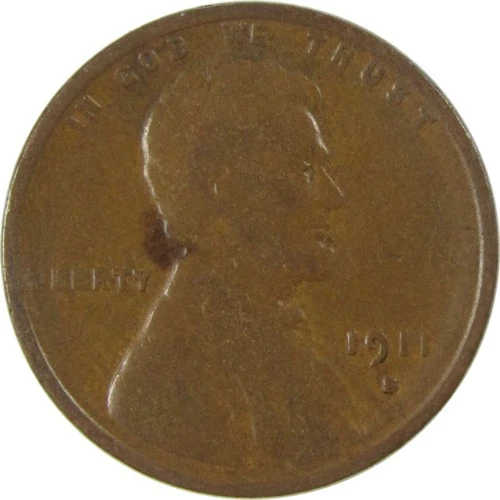1911 S Lincoln Wheat Cent AG About Good Penny 1c Coin SKU:I26273
