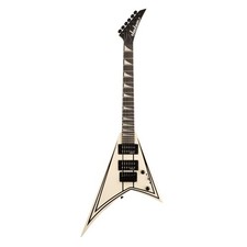 Jackson JS Series RR Minion JS1X AM Biancaneve con strisce di spillo nere -