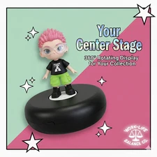Cute 360° Rotating Display Stand for POP MART, Sonny Angel, Smiski Figures Dolls