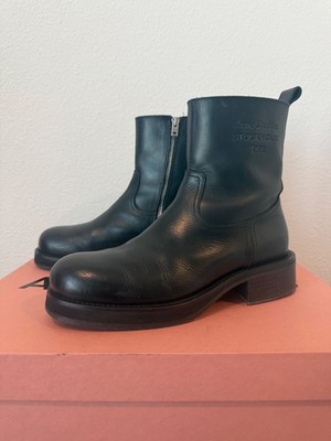 Acne Studios Leather Waxed Boot Men s Size EU 40