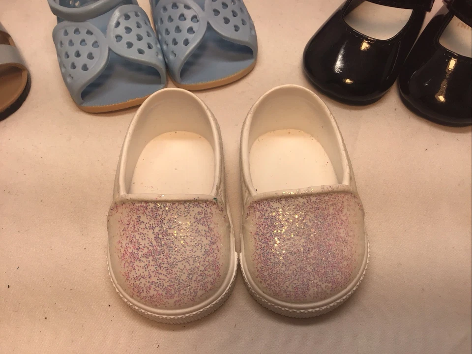 "Lote de 10 pares de zapatos American Girl/Our Generation de 18"" para muñeca, botas, sandalias y más" Foto 2 de 4