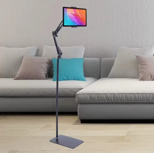 Universal 360° Adjustable Floor Stand Holder for Tablet iPad iPhone 4-11inch NEW