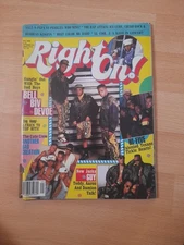 Vintage Right On Magazine Featuring Bell Bev Devoe And GUY September 1991