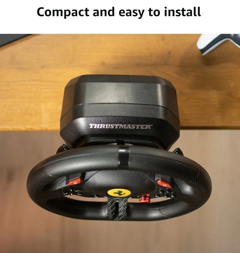 NIB Thrustmaster T98 Ferrari 296 GTB Racing Wheel (For PS5, PS4, PC) Playstation - Image 3 of 4