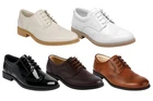 Boys Oxford Shoes Brogue Formal Classic Footwear