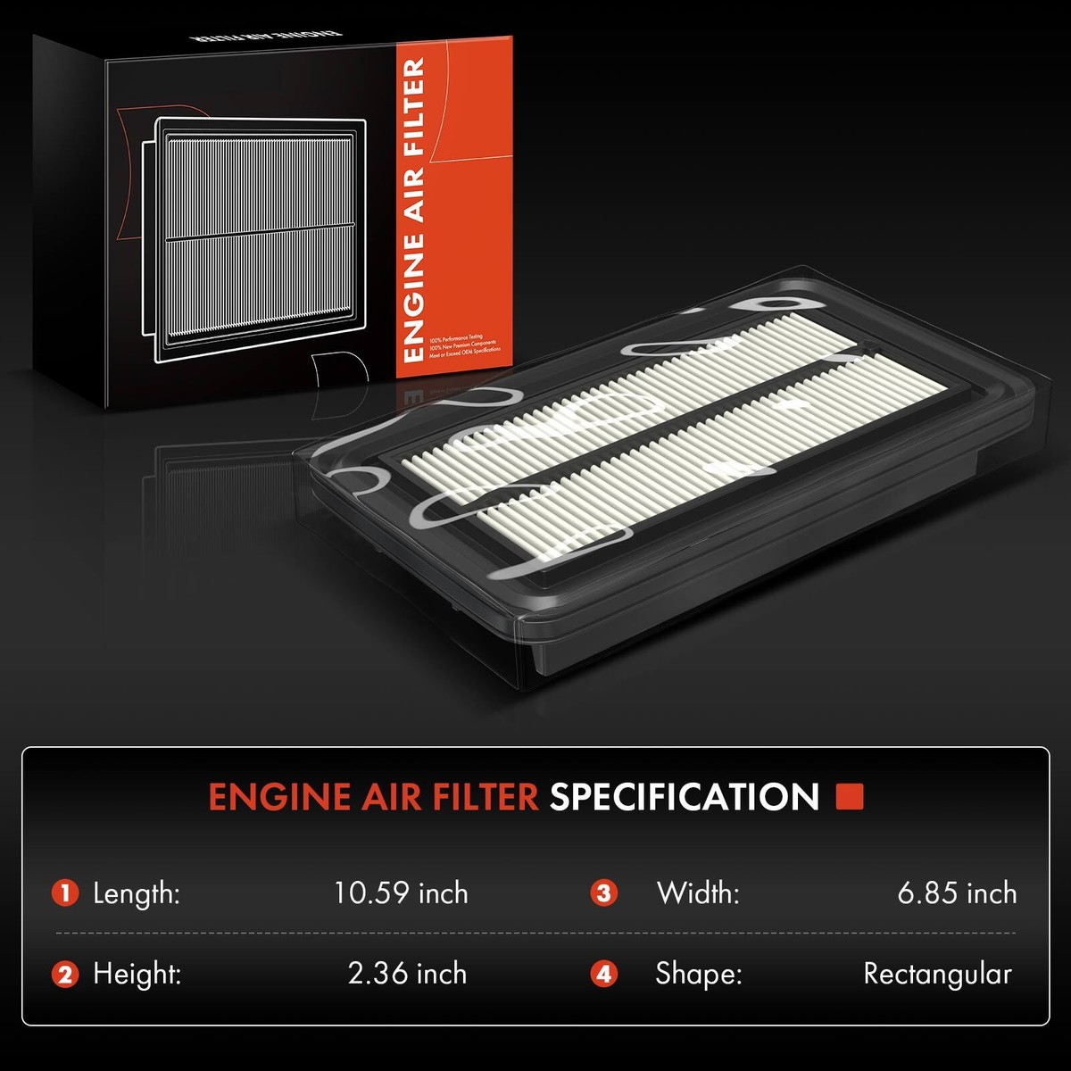 ABIE品 Amazon.com: Bapmic 28113-A9200 Diesel Engine Air Filter