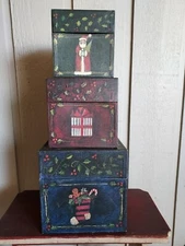 Bob's Boxes Lang Card Company Primitive Colors Christmas Set Of 3