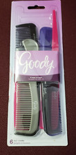 Goody Detangle Multicolor 6 Combs New in Package