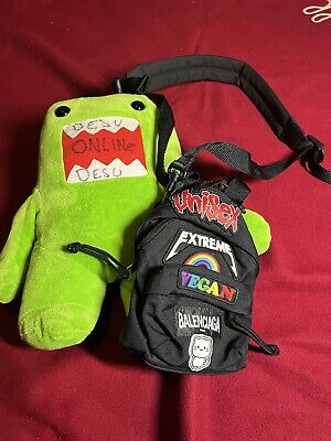 NEW Balenciaga Black Recycled Nylon Mini Backpack W/ Gamer NEW Balenciaga Black Recycled Nylon Mini Backpack W/ Gamer