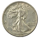 1935-P Philadelphia Walking Liberty Silver Half 50c XF/AU+ #2