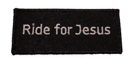 RIDE FOR JESUS PATCH RELIGIOUS BIKER CHRISTIAN FAITH MOTORCYCLE - Picture 1 of 1