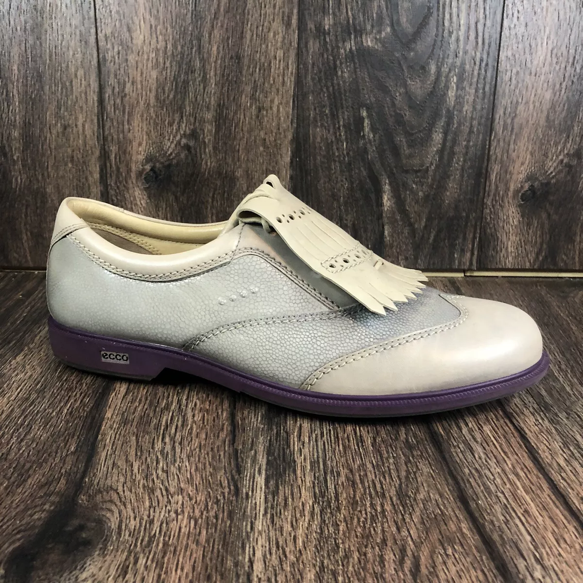 Ecco Classic Tour Hybrid Wingtip Hydro Golf Shoes Spikeless Sz 10-10.5 | eBay