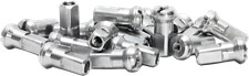 DUBYA 1991-1993 KTM 125 MX 98-611 BOQUILLAS DE RADIOS PLATEADAS