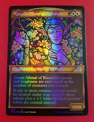 1x Queen Allenal of Ruadach (309) | FOIL Showcase | Dominaria United ...
