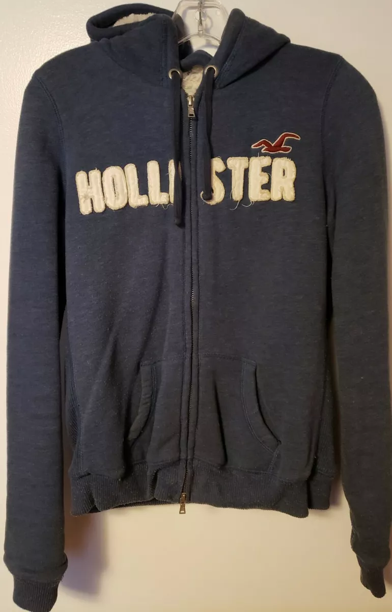 Hollister sherpa cheap hoodie womens