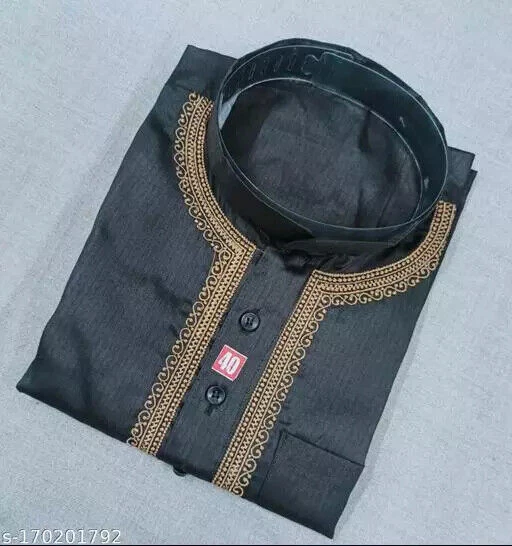 Indian traditional ethnic latest Men s Cotton Kurta Style Shirt