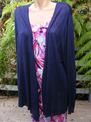 BeMe Size M-16/18 Medium BLUE Draped Cardi. NEW RRP$69.95 | eBay Australia