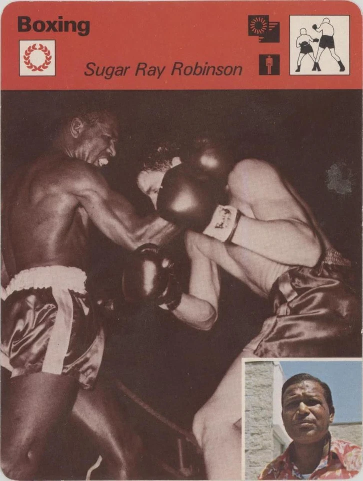 1977-79 Sportscasters - Sugar Ray Robinson #07-19