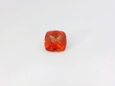 4.13ct Loose Faceted Cushion Cut Genuine Madeira Citrine 10 x 10mm